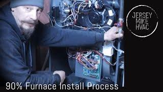 90%+ Furnace Install (Start to finish)