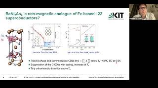 Matthieu Le Tacon: Nematic liquid and unconventional charge density waves in BaNi2As2