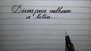 3 Dicas para deixar a sua letra bonita