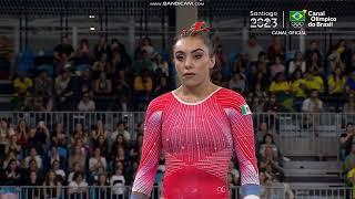 Ahtziri Sandoval. MEX. 2023 Santiago de Chile PanAmerican Games. AA UB. 12,933 (5.3)