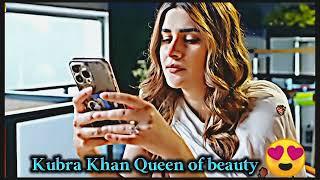 Beauty Queen Kubra Khan cute smile and expressions ft bun giya ton mera ranjha  #kubrakhan #viral