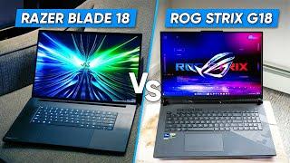 Razer Blade 18 Vs ROG Strix G18 | Portable Powerhouse Showdown!