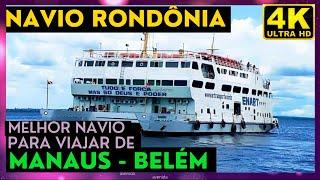 Conheça o Navio Catamarã Rondônia | Viajem de Manaus a Belém