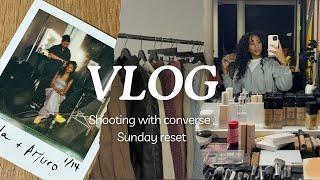 VLOG - Shooting with converse & Sunday Reset