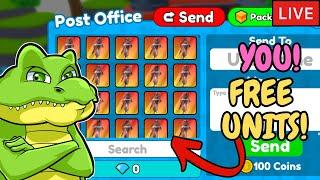  LIVE | GIVING AWAY FREE UNITS in Toilet Tower Defense Partner Experiments!