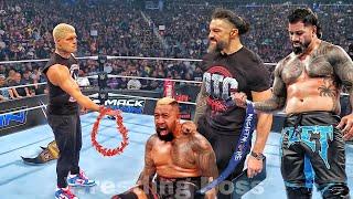 WWE 15 September 2024 Roman Reigns Help Cody Rhodes Destroy Fake Bloodline Solo Sikoa, Jacob Fatu