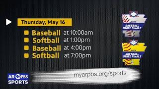 PROMO | 2024 AR PBS Sports Arkansas High School Baseball and Softball State Finals Schedule