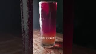 vodka beetjuice iced tea deliciously refreshing. #shorts #foodie #bartending #cocktail