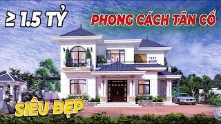 Biệt thự Tân Cổ Mái Nhật 2 tầng Full nội thất siêu đẹp | Kiến Trúc Kinh Bắc