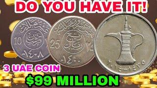 Top 3 UAE Coin most valuable United Arab amarnath coin 1 dirham coin 10 halala coin 25 halala coina