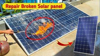 How Can You Repair Your Broken Solar Panel #diy