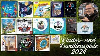 Kinderspiele und Familienspiele 2024! Was lohnt sich? Teil 2