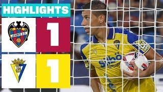 LEVANTE UD 1 - 1 CÁDIZ CF | HIGHLIGHTS LALIGA HYPERMOTION