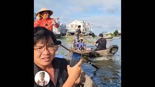 Tưng bừng ăn sạch chợ nổi trên xuồng tại chợ ngã năm Sóc Trăng