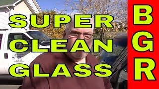 Super clean your windshield with steel wool, Big Guy Review