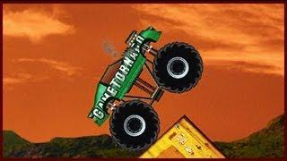 Monster Truck Demolisher - Flash Game Walkthrough (24 levels)