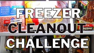 Freezer Clean Out Challenge | Cook with Me | What's for dinner | No Spend