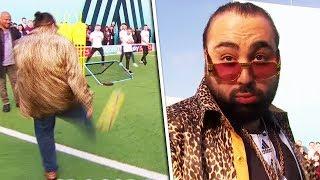 BOOM! Chabuddy G nails Volley & Crossbar Challenge  | Soccer AM PRO AM with David Prutton