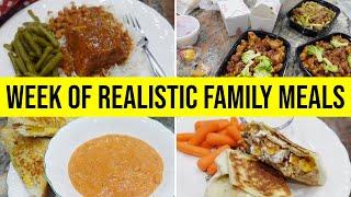 These family dinners are nothing special, just realistic…