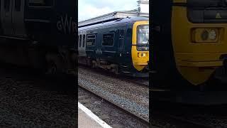 GWR 166221 departs Bridgwater for Taunton. #railway #train #gwr #shorts #viral #diesel