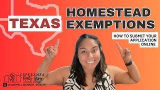 Applying For Your Texas Homestead Exemption