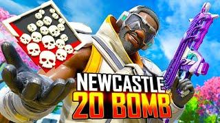 Newcastle is AMAZING for 20 KILLS Bomb in Apex Legends