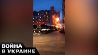 В Москве беспилотники атаковали бизнес-центр Москва-сити