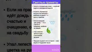 Добрые приметы.
