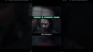 Prabhas in Kannappa movie #prabhas #kannappa #tfi #rebel #movie #telugu #tollywood #viralvideo #art