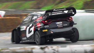 Toyota testing its 2025 WRC GR Yaris Rally1 car without Hybrid system at Monza Rally Show!