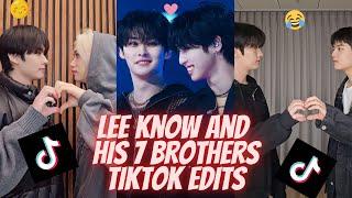 SKZ LEE KNOW AND HIS 7 BROTHERS TIKTOK EDITS