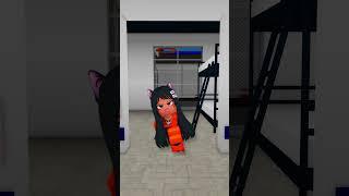 If U Want Me | Layla got arrested and started dancing #robloxshorts #roblox