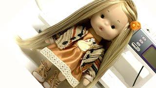 Малышка из ткани,  дети будут в восторге.Your children will be delighted with this cute doll