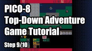 PICO-8 Top-Down Adventure Game Tutorial - Step 9/10