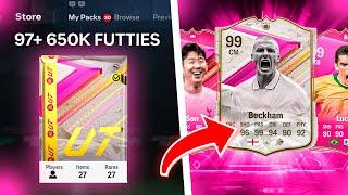 I Opened 40 x 650K 97+ Guaranteed Futties Packs in FC 24!