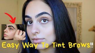 HOW TO TINT YOUR EYEBROWS | NICOLE MADI