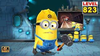 Despicable Me Minion Rush Worker Throw 75 Pollo Locos at El Macho | Minion Rush El Macho's Lair - 4K