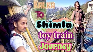 Kalka to Shimla by toy train journey FullInformation 2024 BUDGET TRIP TO SHIML #toytrain #shimla