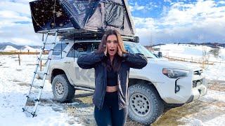 Car Camping the North Pole | No Heat. Living in a 4Runner via Alaska’s Denali Hwy