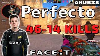 CSGO POV Perfecto (46-14) Anubis 𝙒𝙞𝙣 (16-12) / Faceit 26.01.2023