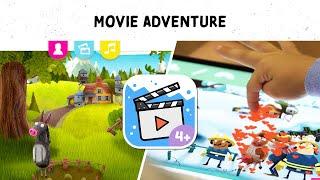 Movie Adventure App  Create your own animated movies with special effects – for kids aged 4+