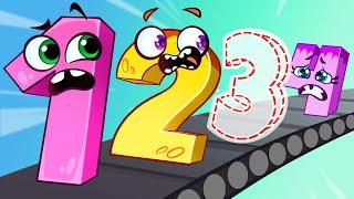 One, Two, Three! Number Song For Kids! | Learn To Count With Slime Sam 