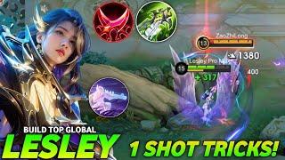 GOODBYE META IRITHEL!! LESLEY WINSTREAK SOLO (ONE SHOT TRICKS!) - MLBB