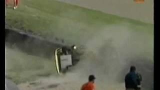 Rallycross car rolls at Lydden