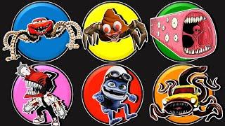 MONSTER VS McQueen Eater, Poop Eater, Train Eater, Chainsaw Man, Crazy Frog, Car Eater