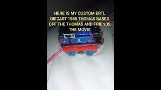 WHAT YOU GUYS THINK OF MY NEW CUSTOM ERTL DIECAST THOMAS AND FRIENDS THE MOVIE THOMAS