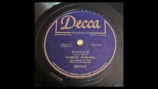Carmen Miranda - Bambale