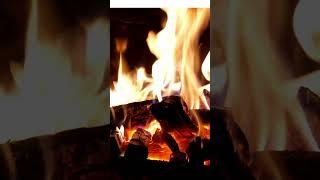 Cozy Fireplace at Night 4K UltraHD  #nature #kamin #winter #cozy #fire