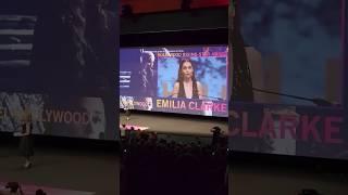 Emilia Clarke Accepting Her Rising Star Award #emiliaclarke #daenerystargaryen #gameofthrones