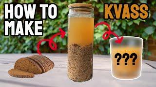 How to make Authentic Russian Kvass (Only 3 Ingredients!)